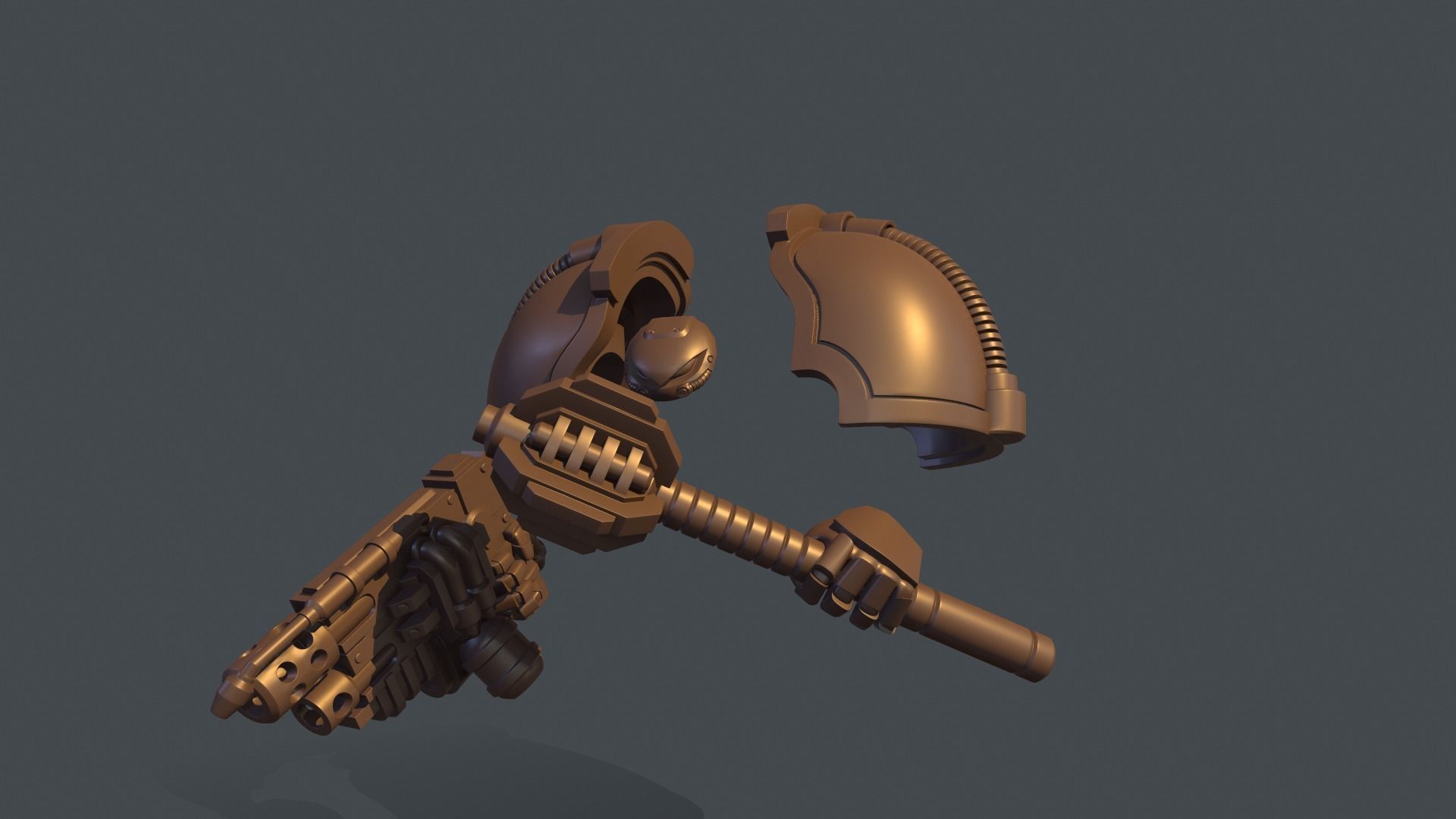 Cronus Pattern Power Armor Accessories Free 3D print model_3