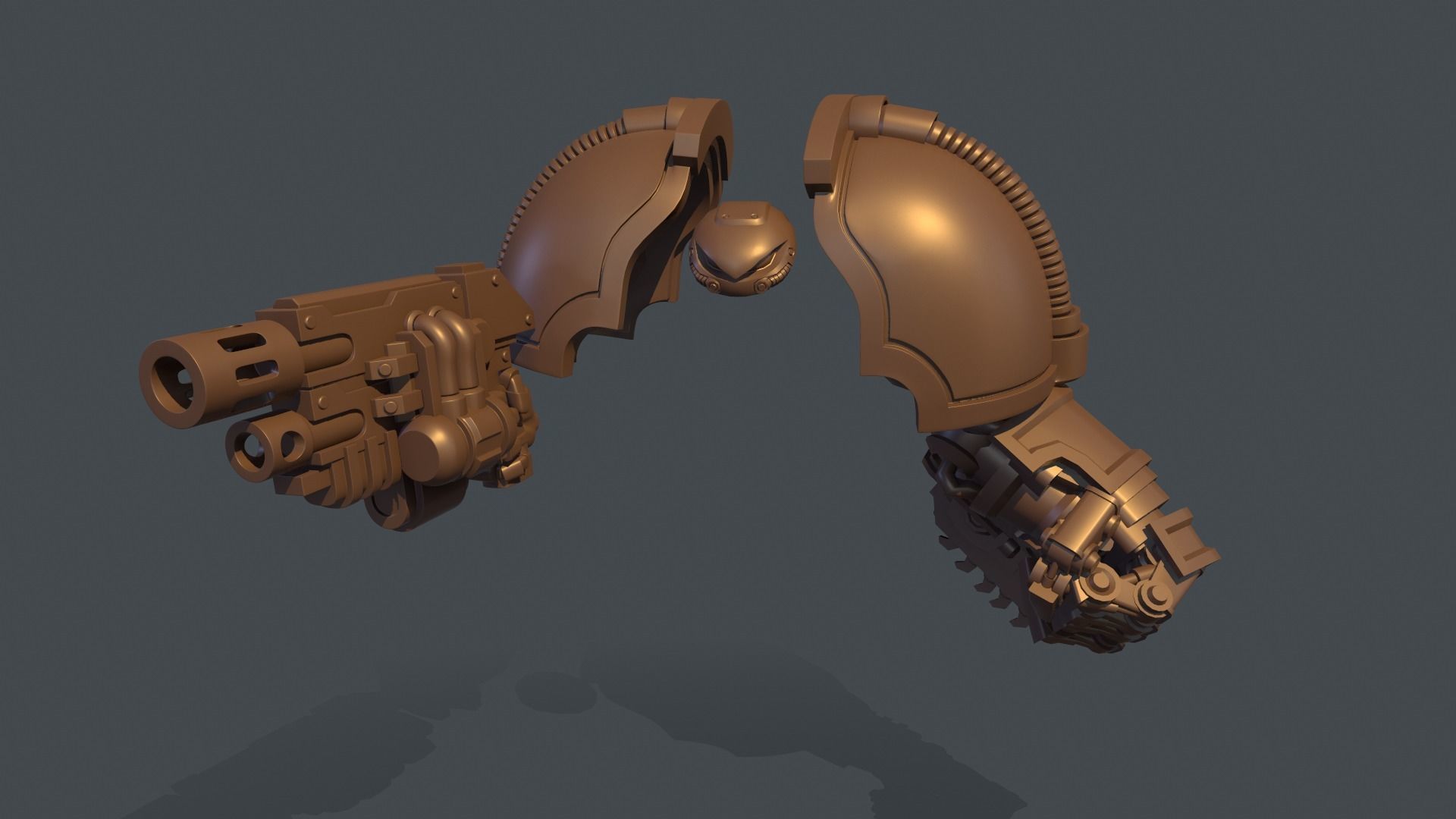 Cronus Pattern Power Armor Accessories Free 3D print model_1