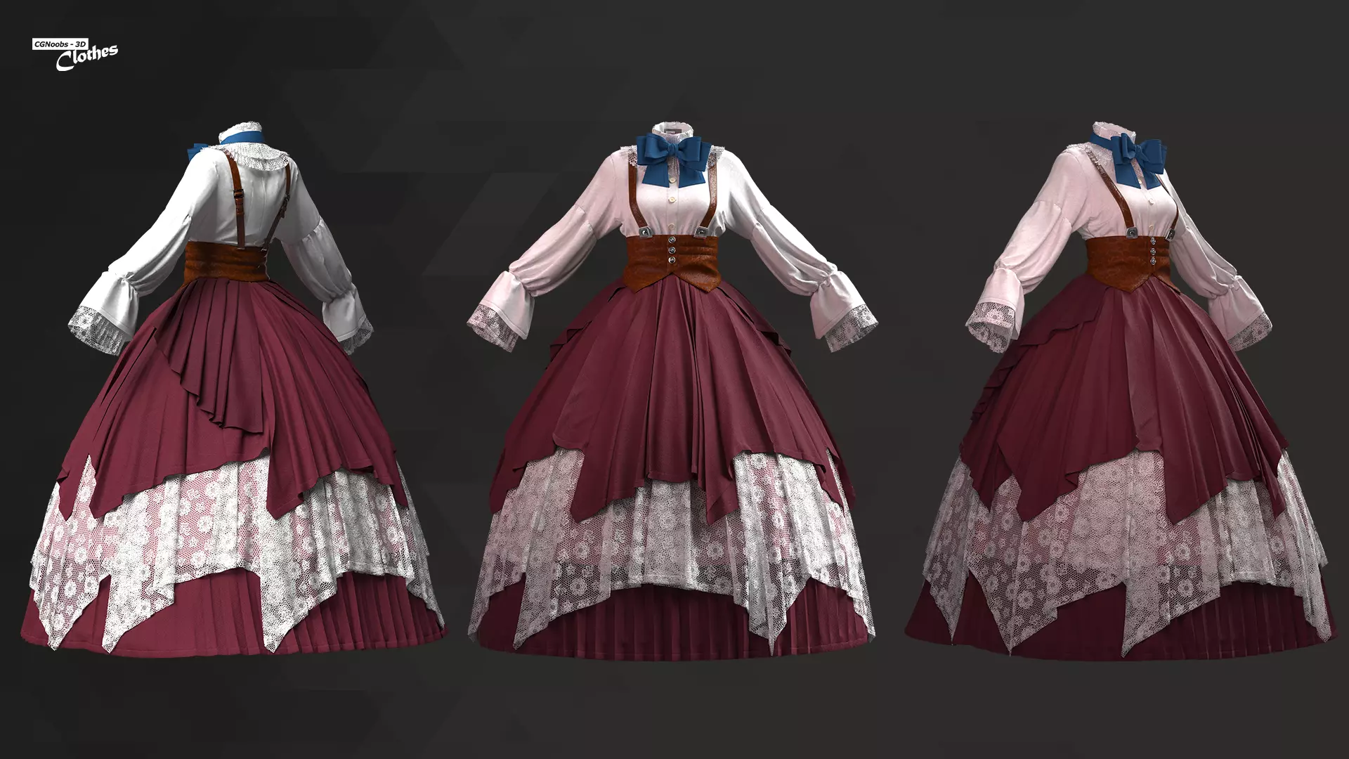 marvelous designer victorian dress Victorian style dress, thoughts ? : r/MarvelousDesigner