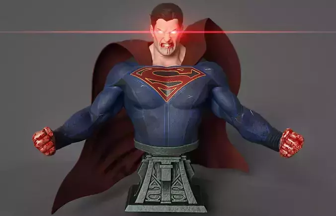 Super Man Bust