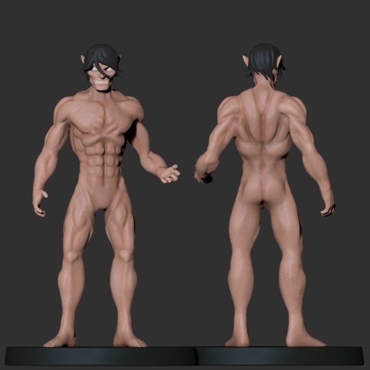 Eren Yeager from Attack on Titan anime 3D print model_1