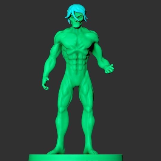 Eren Yeager from Attack on Titan anime 3D print model_2