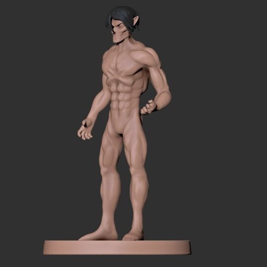 Eren Yeager from Attack on Titan anime 3D print model_9