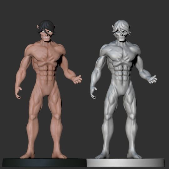 Eren Yeager from Attack on Titan anime 3D print model_3
