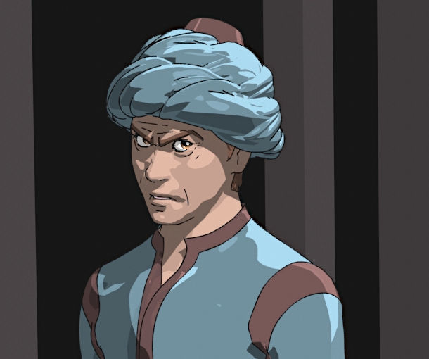 Haman character wearing pants and shirt 3D model_4