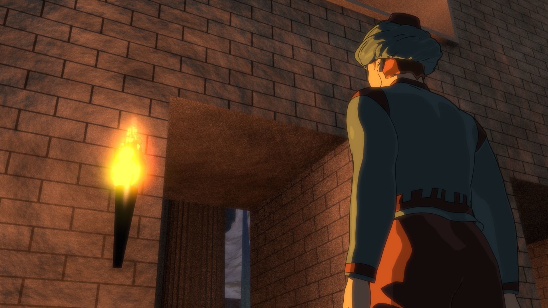 Haman character wearing pants and shirt 3D model_20