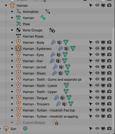 Haman character wearing pants and shirt 3D model_13