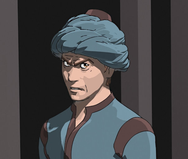 Haman character wearing pants and shirt 3D model_3