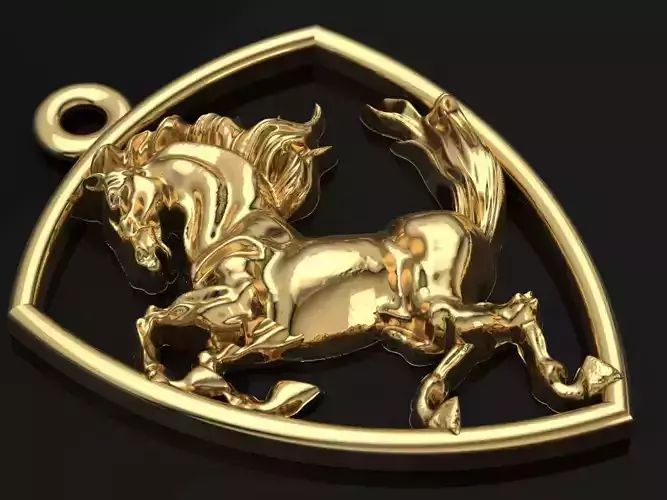 Horse pendant