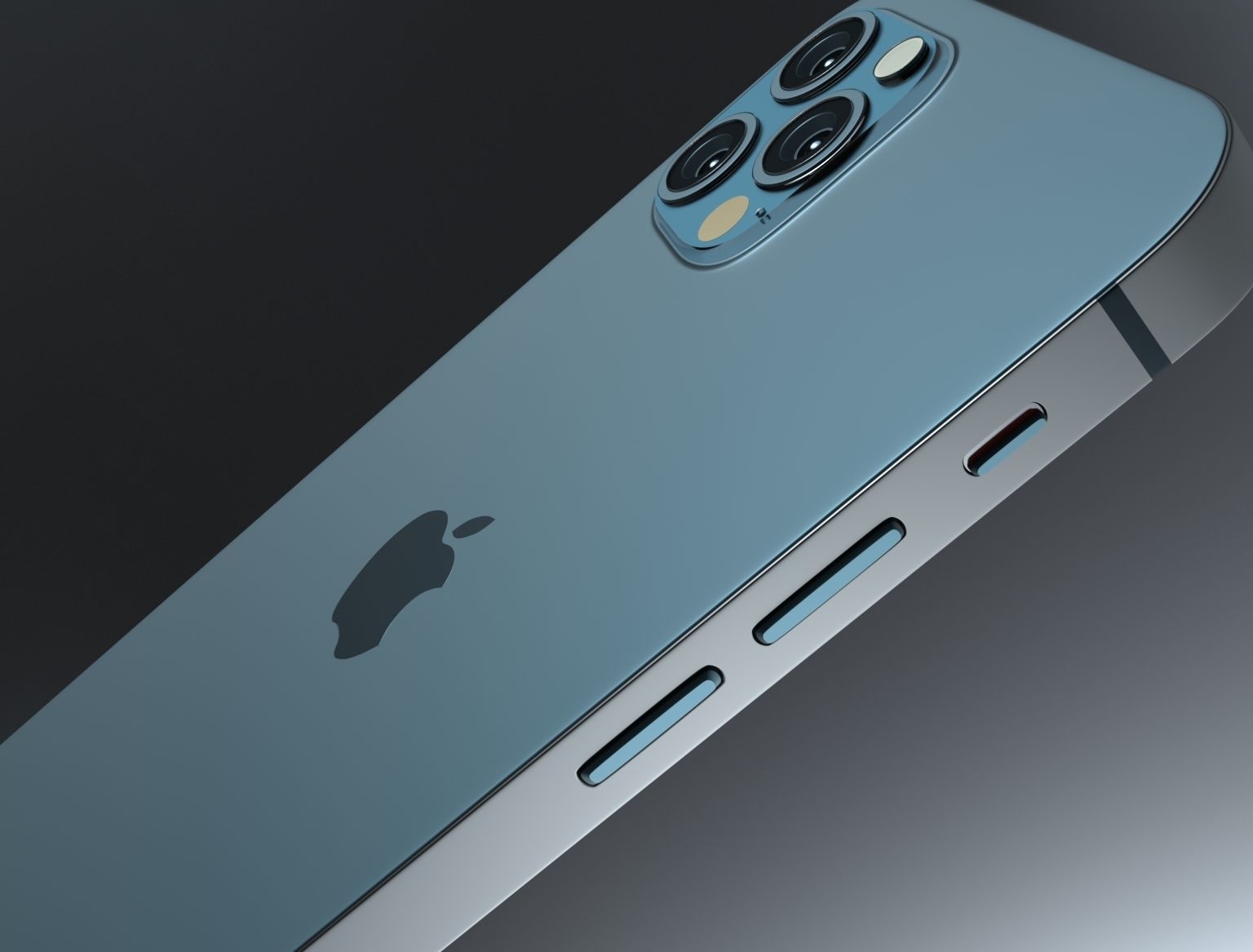 Apple Iphone 12 pro 3D Model 3D model_1