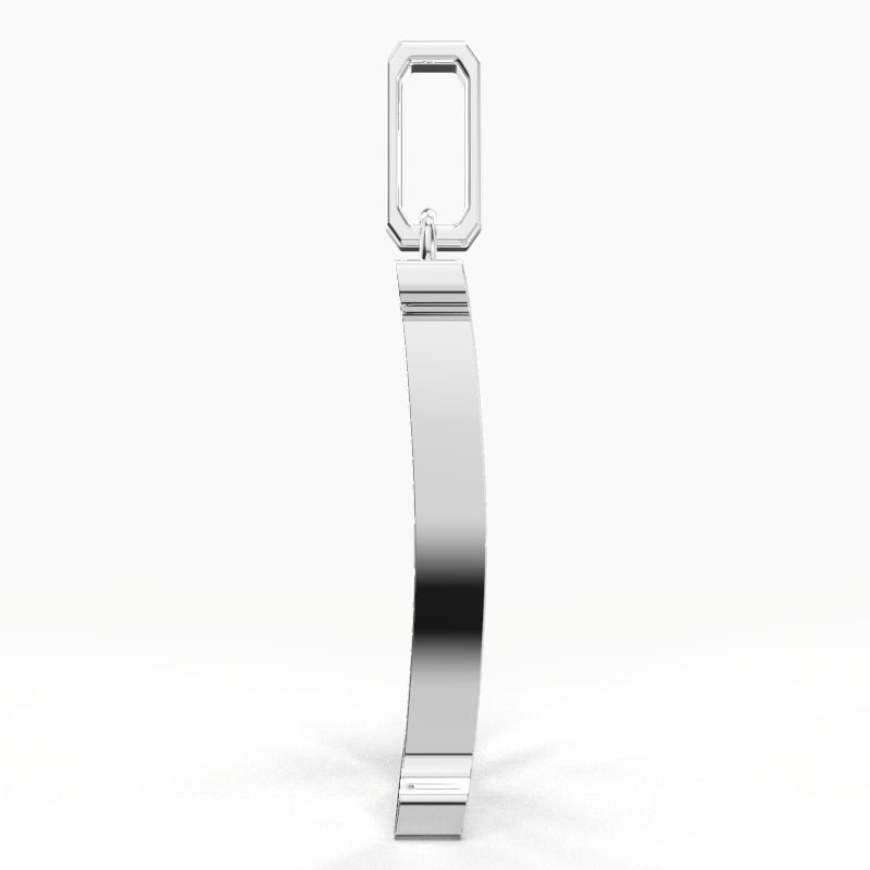 D SCRIPT DIAMOND PENDANT 3D print model_9