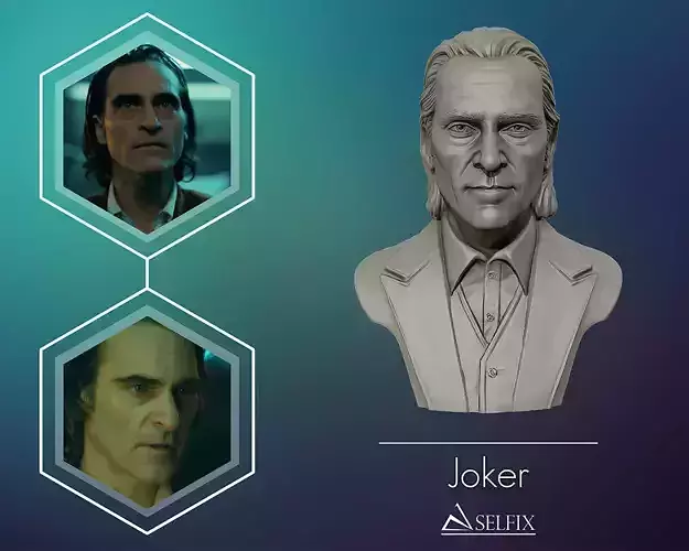 The Joker 2019 -  Joaquin Phoenix 3D print model