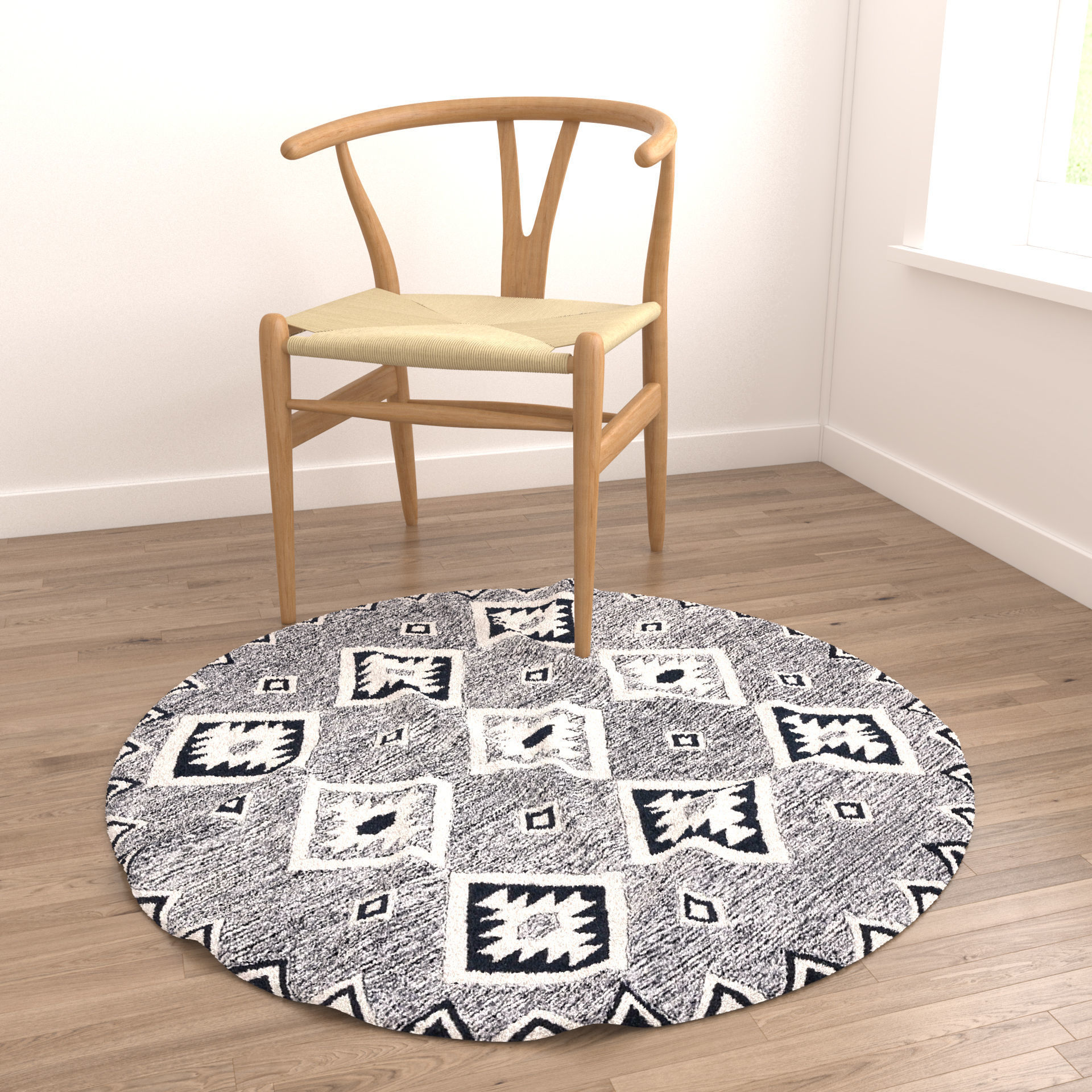 Rugs No 180 Low-poly 3D model_3