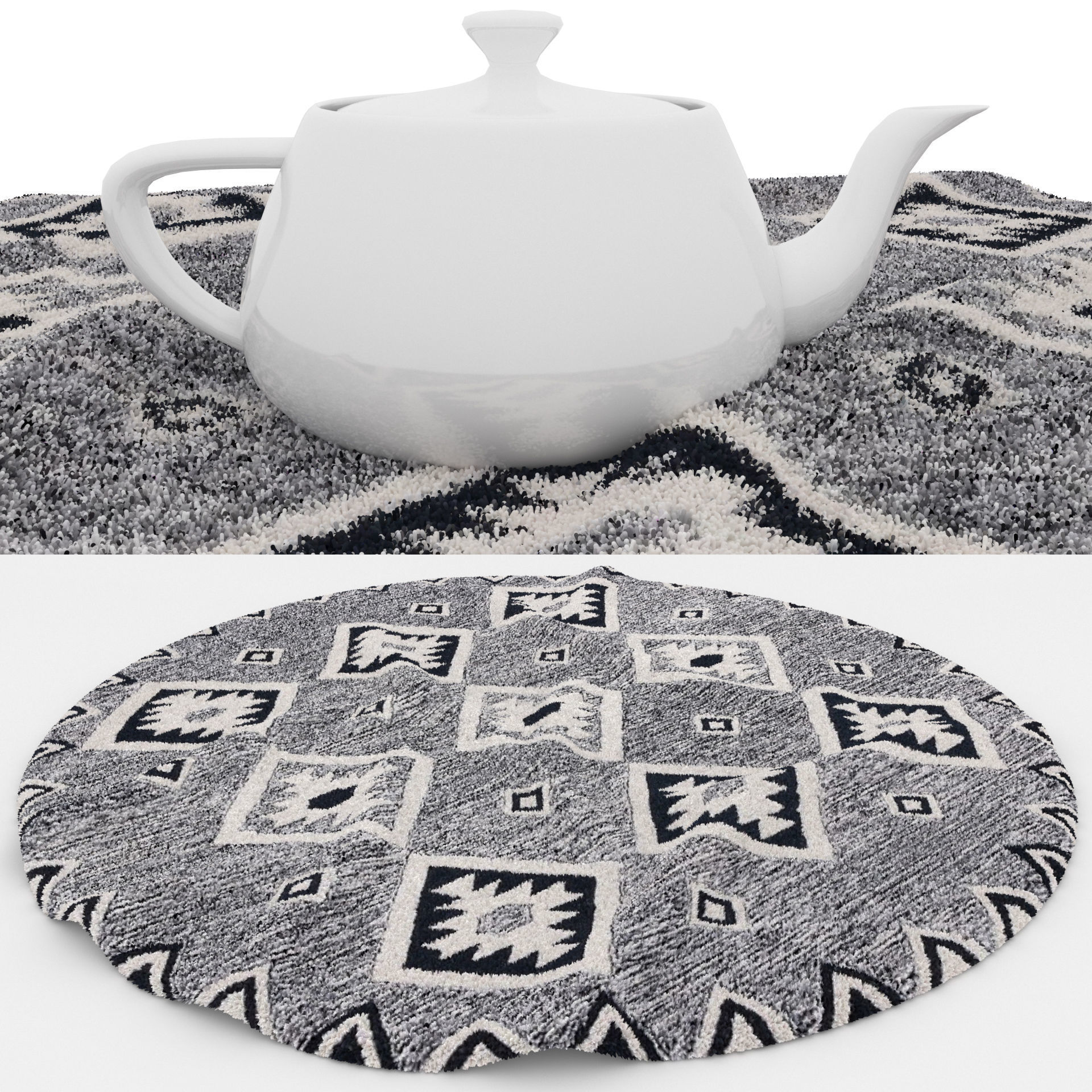 Rugs No 180 Low-poly 3D model_1