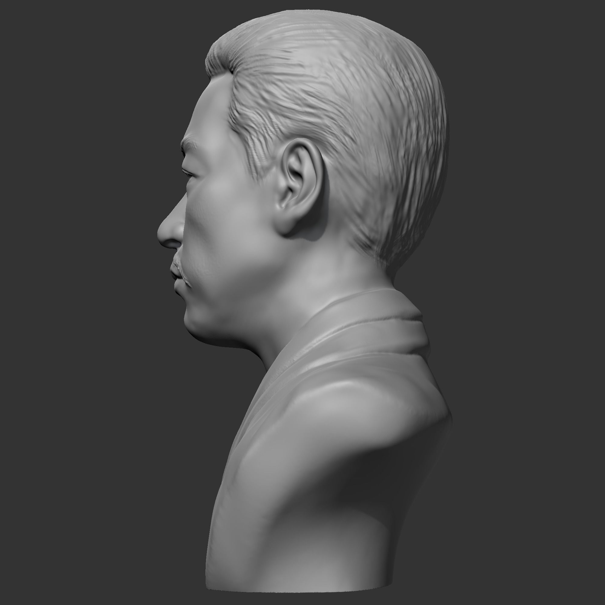 An Jung-geun 3D print model bust of asian man 3D print model_4