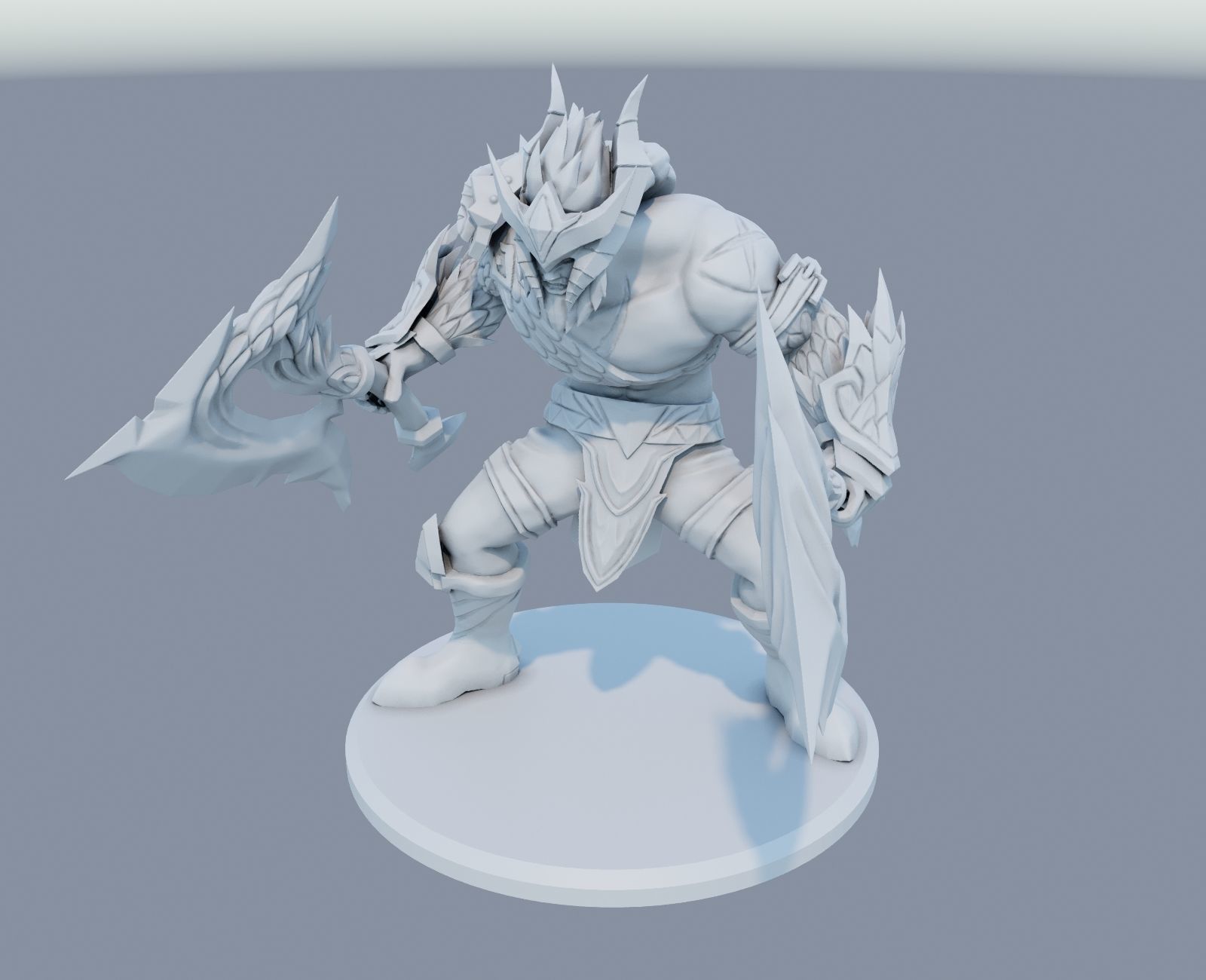 olaf dragon slayer 3D Print Model from League of Legends 3D print model_3
