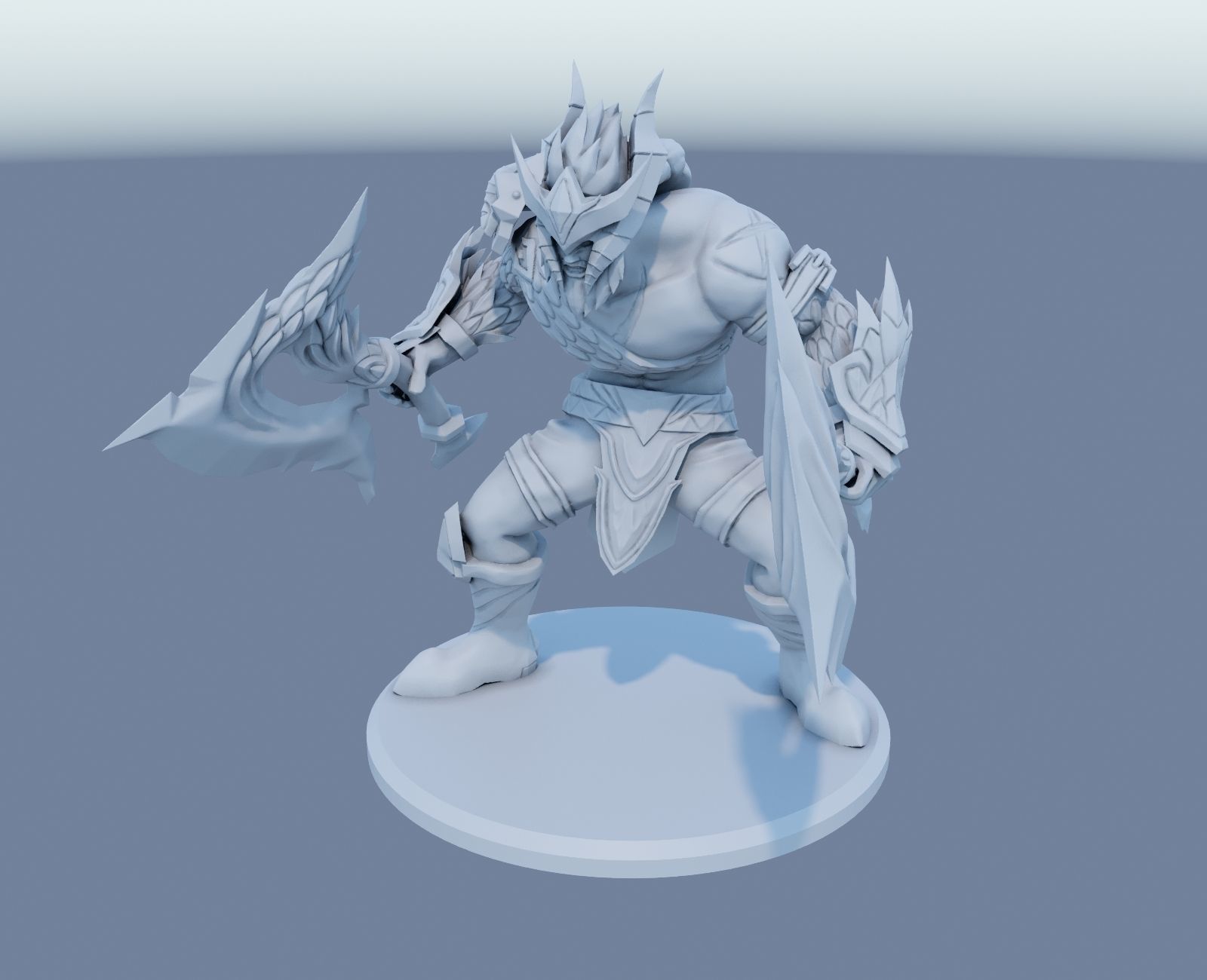 olaf dragon slayer 3D Print Model from League of Legends 3D print model_2