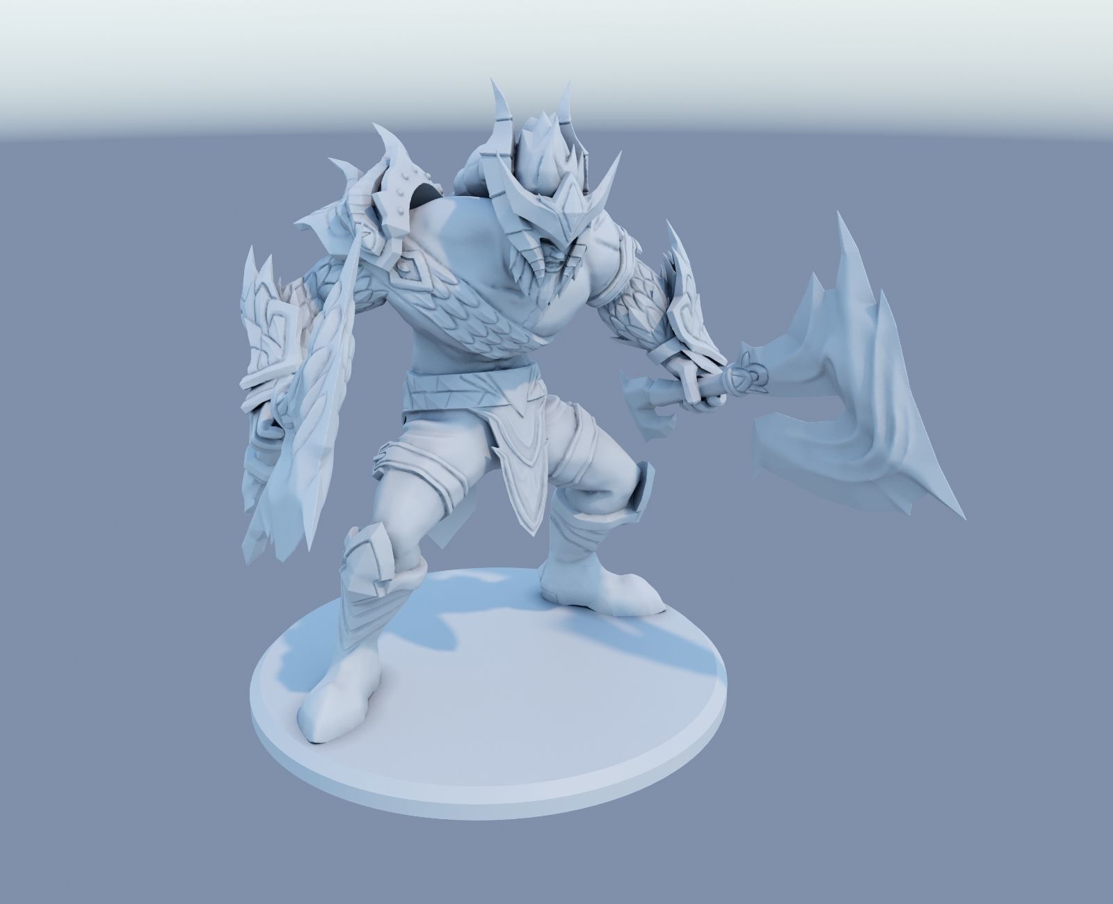 olaf dragon slayer 3D Print Model from League of Legends 3D print model_5