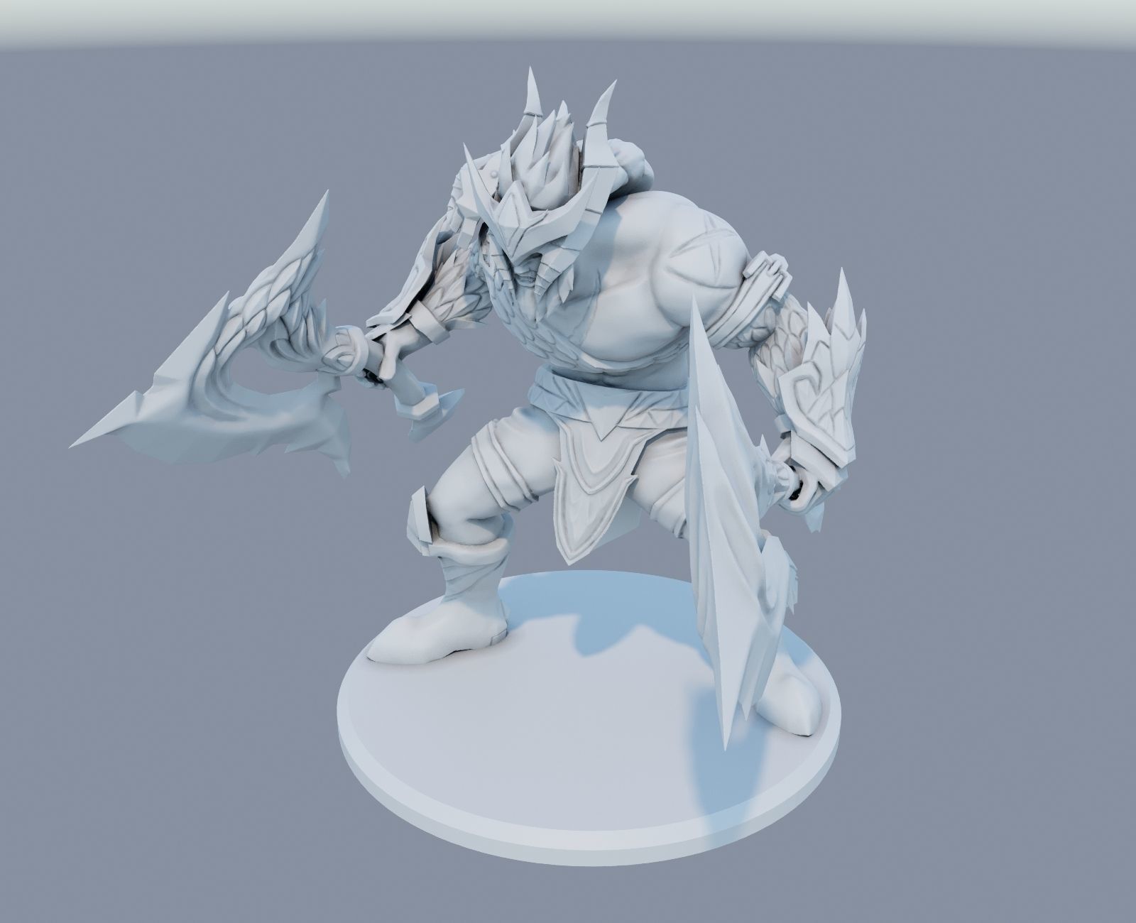 olaf dragon slayer 3D Print Model from League of Legends 3D print model_1