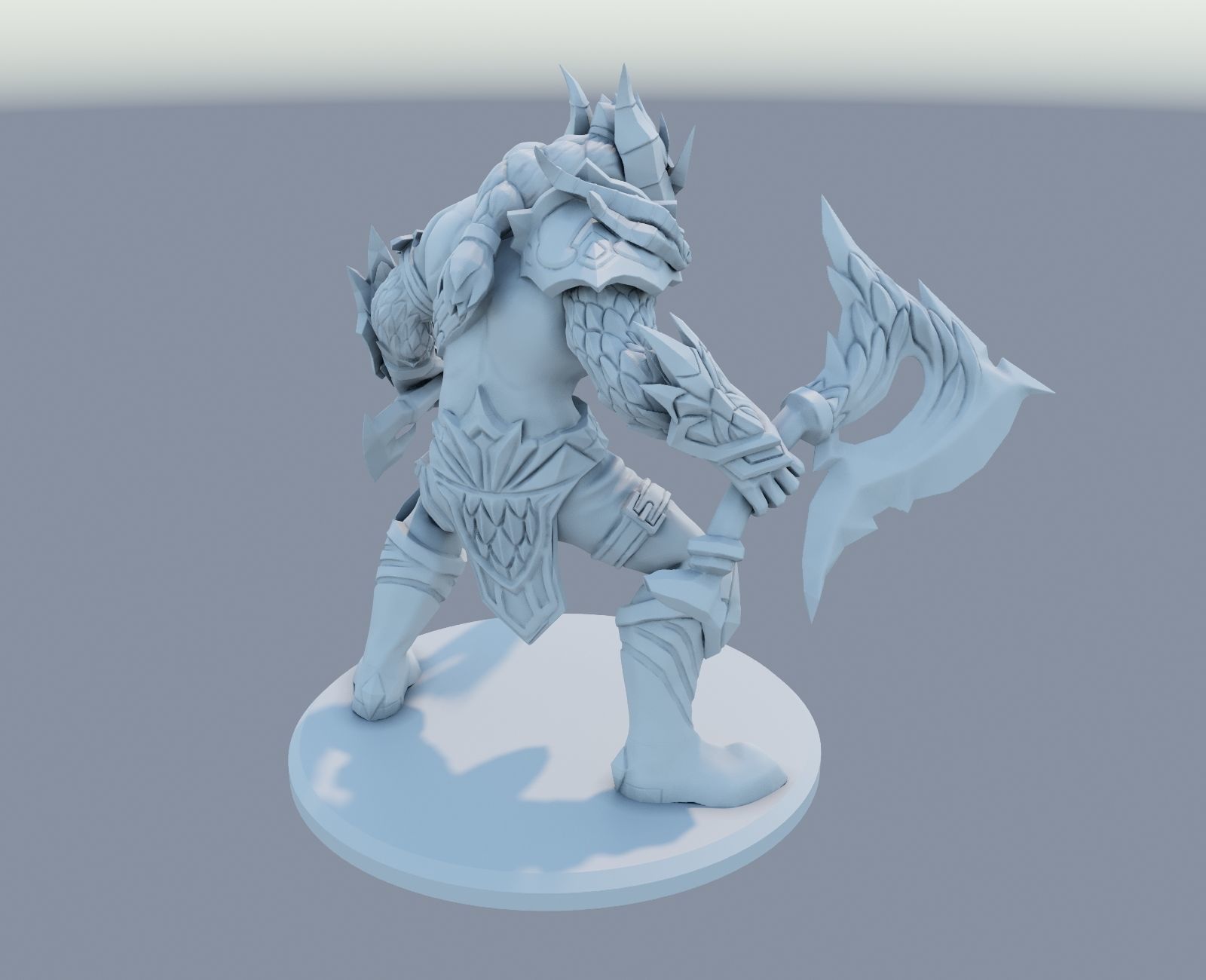 olaf dragon slayer 3D Print Model from League of Legends 3D print model_6