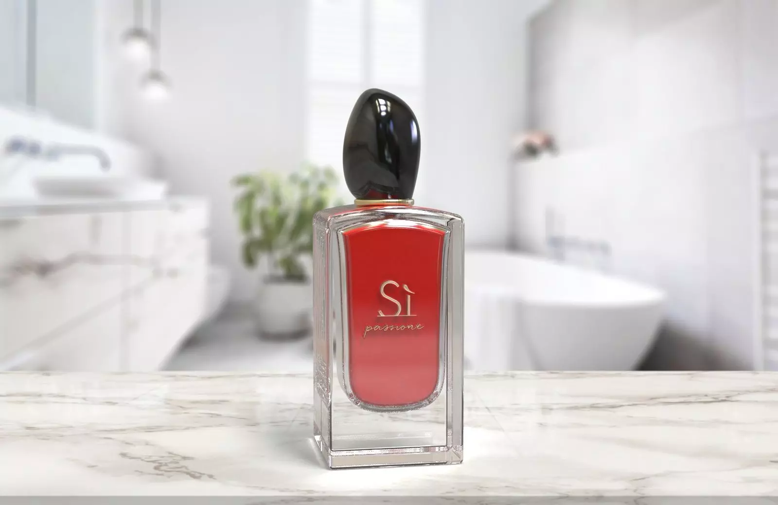 Si Armani perfume bottle full fragrance  3D print model_0