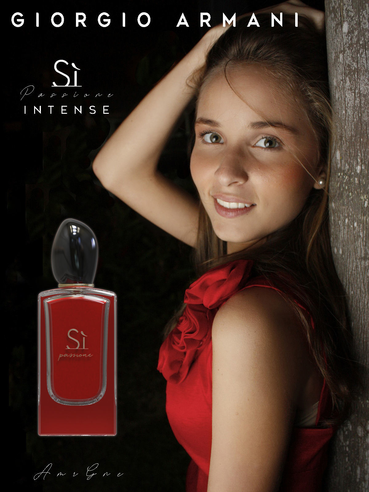 Si Armani perfume bottle full fragrance  3D print model_1