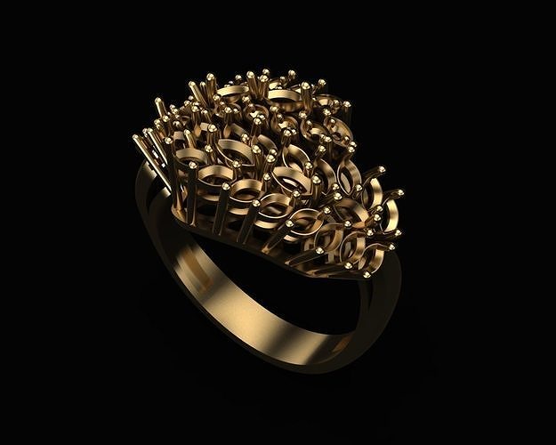 Jewelry ring 003 3D print model Free 3D print model Free 3D print model