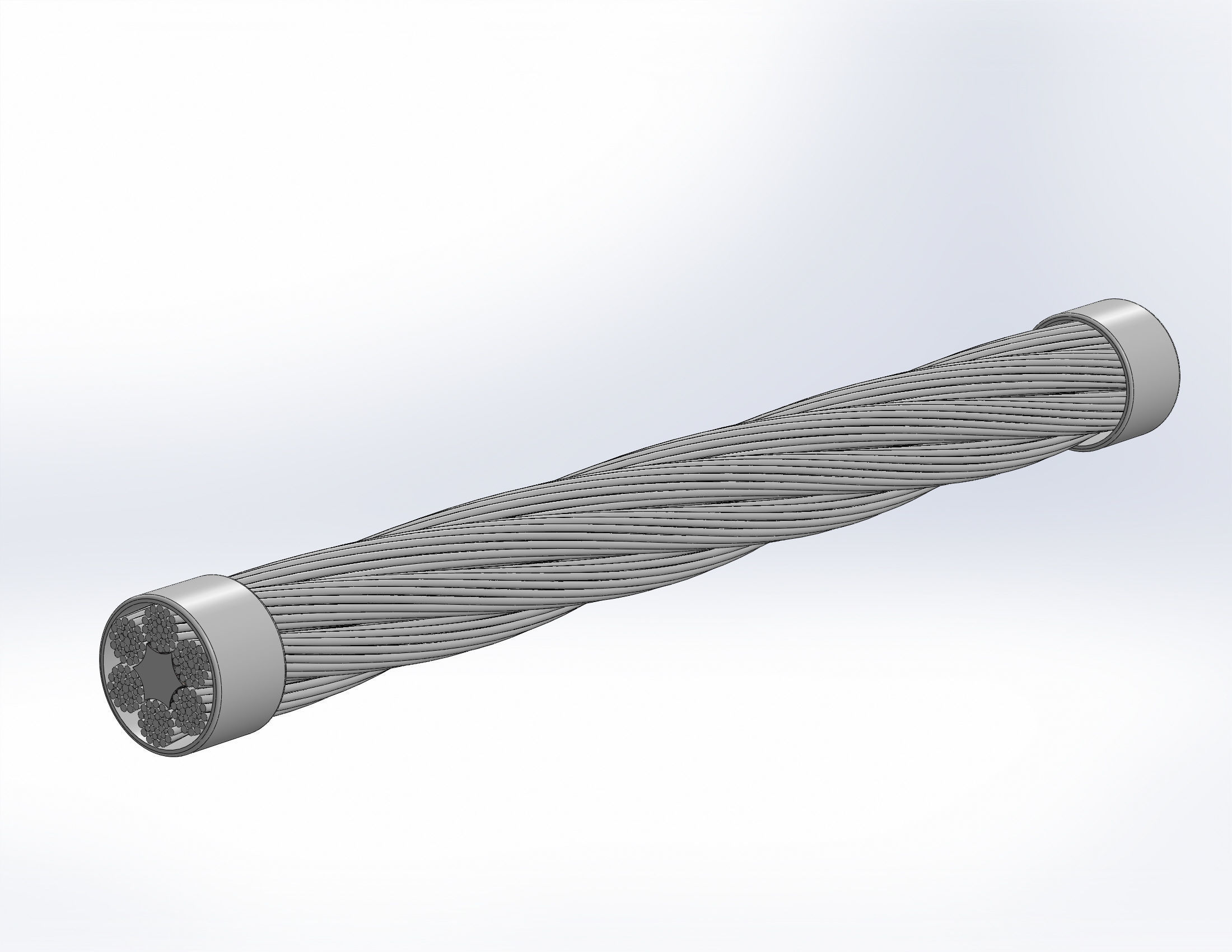 Steel rope sample GOST 7668 3D model_6