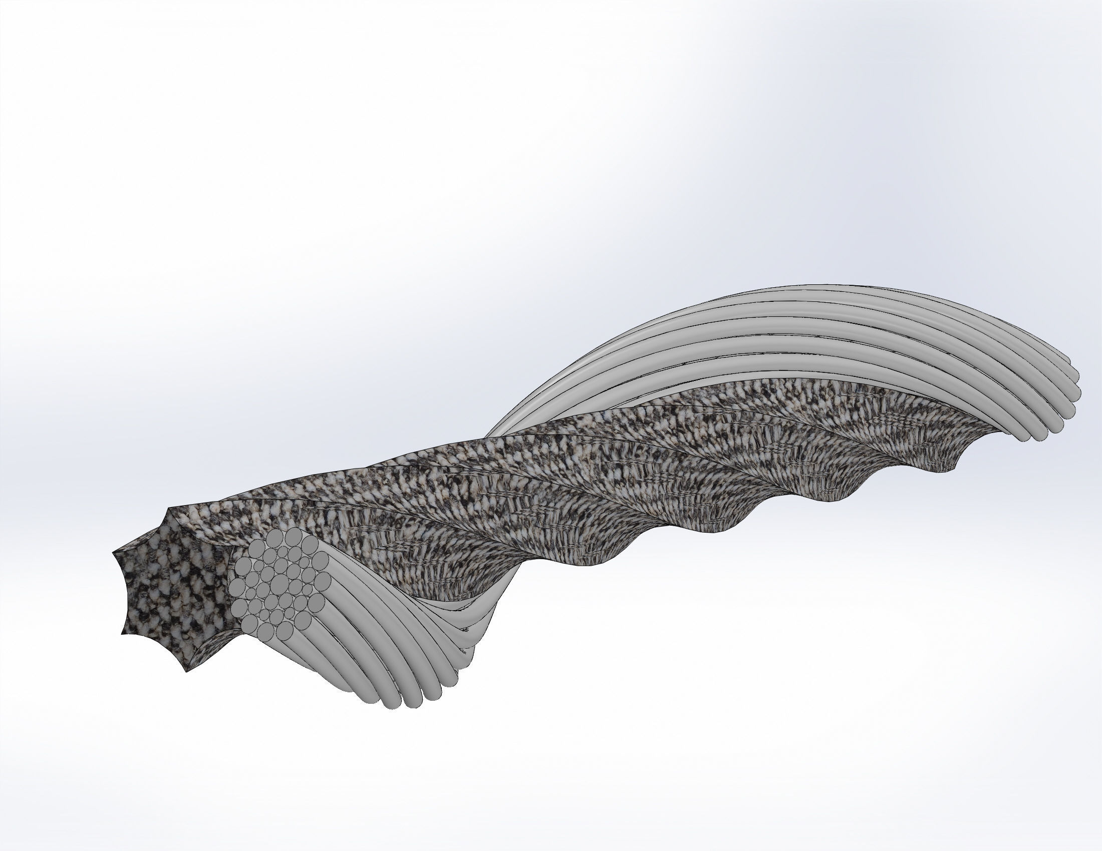 Steel rope sample GOST 7668 3D model_10