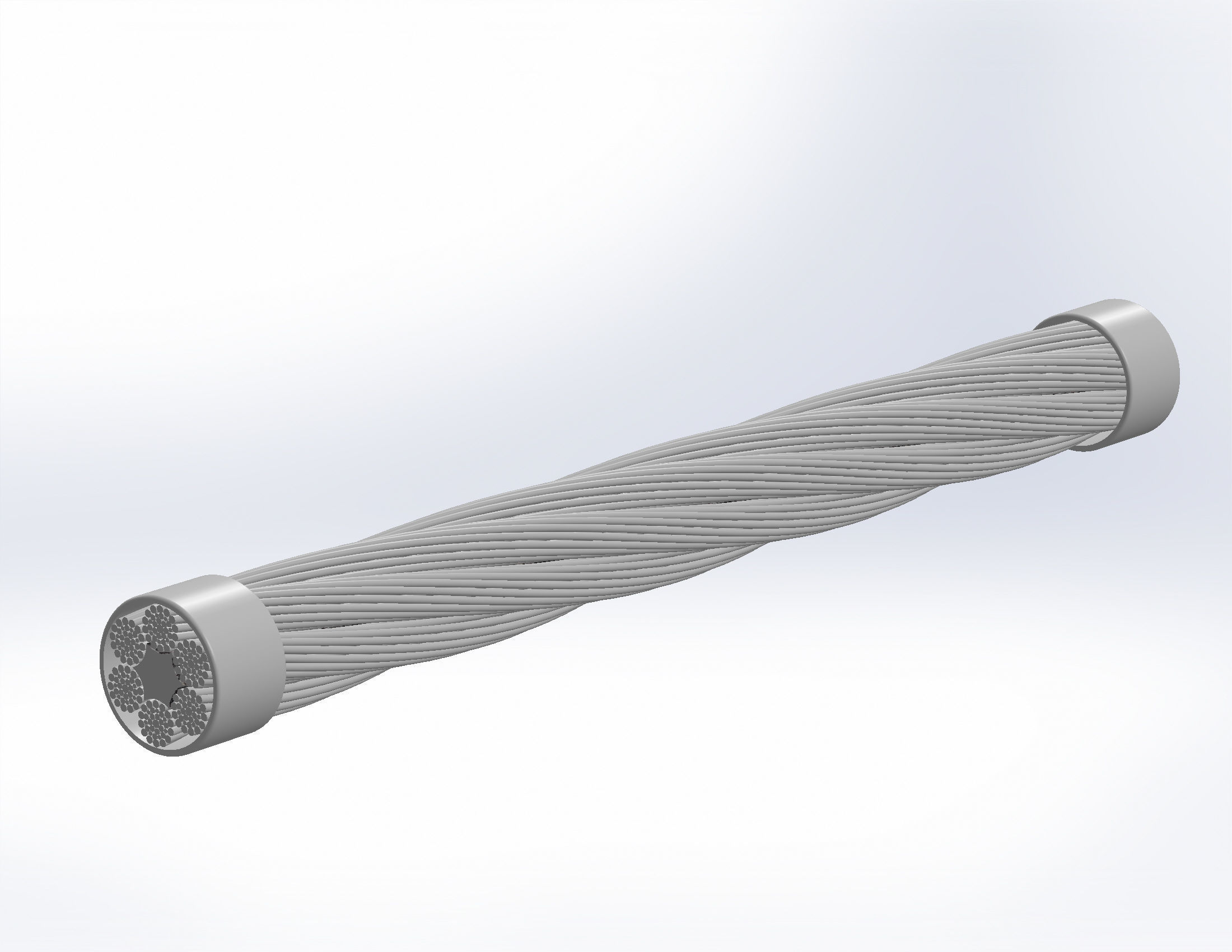 Steel rope sample GOST 7668 3D model_7