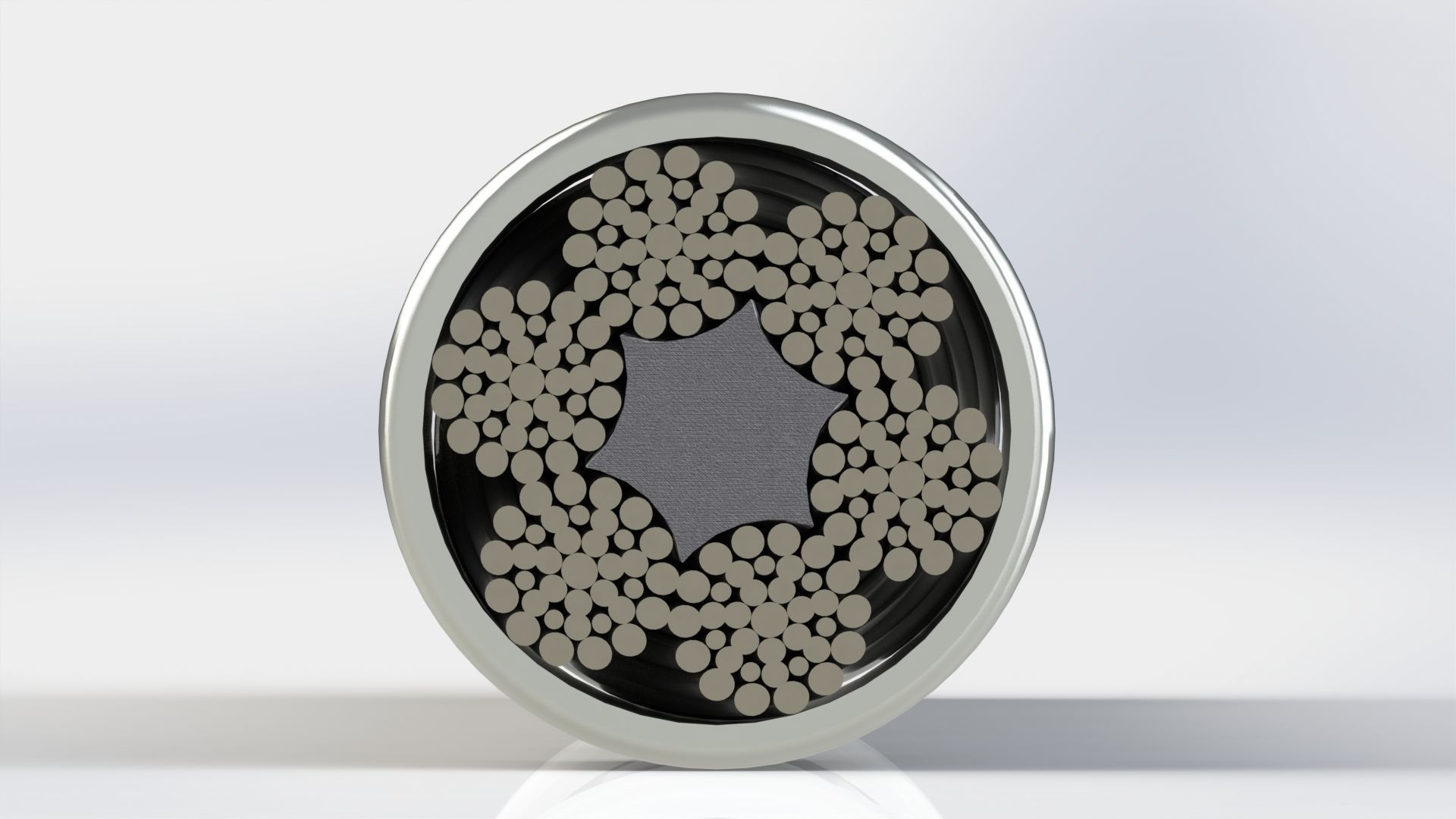 Steel rope sample GOST 7668 3D model_1