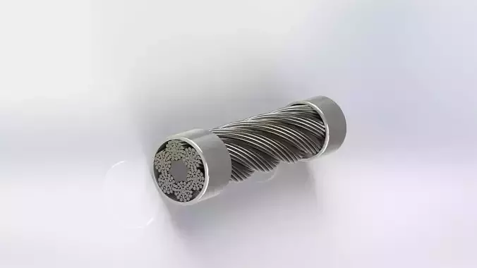 Steel rope sample GOST 7668