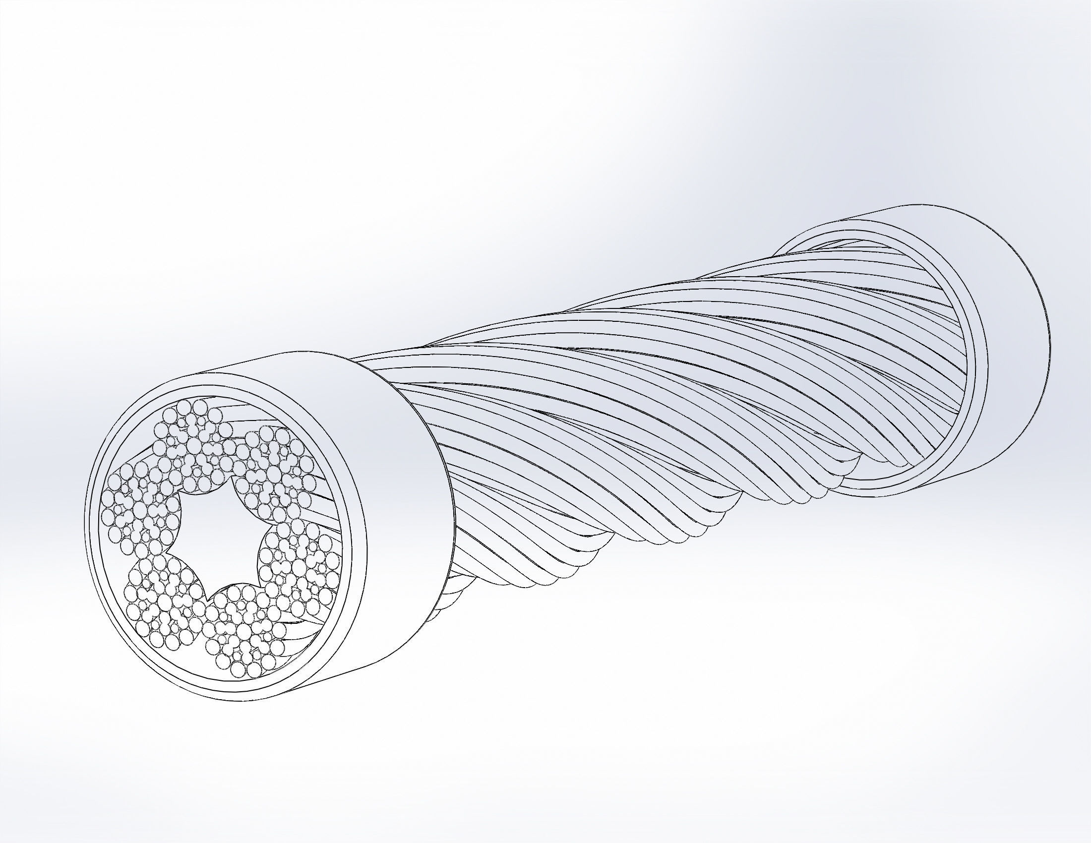 Steel rope sample GOST 7668 3D model_11