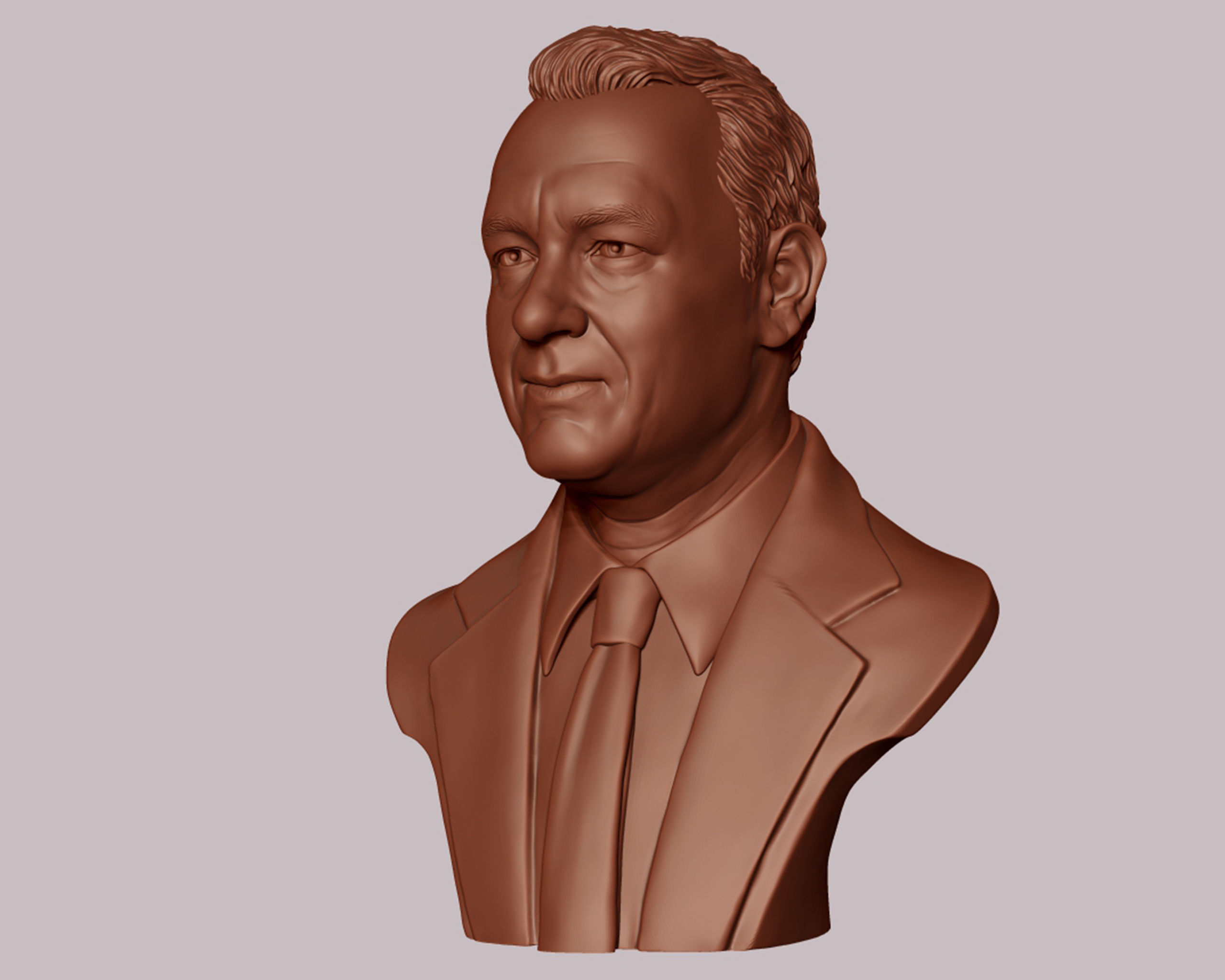 Tom Hanks bust sculpture 3D print model_16