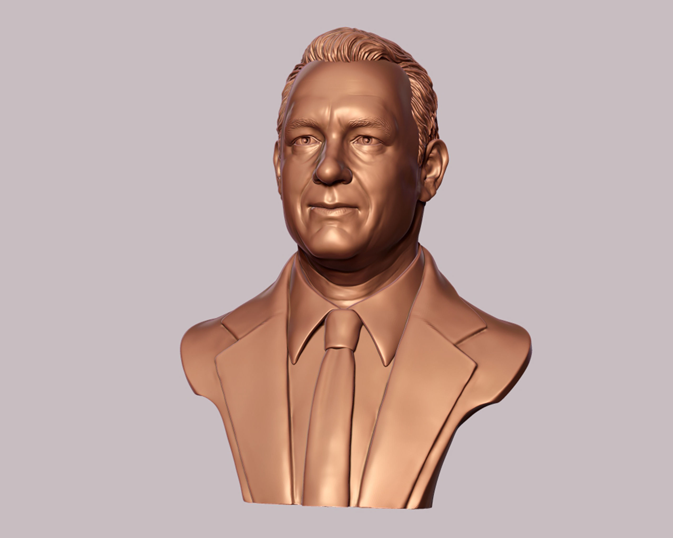 Tom Hanks bust sculpture 3D print model_19