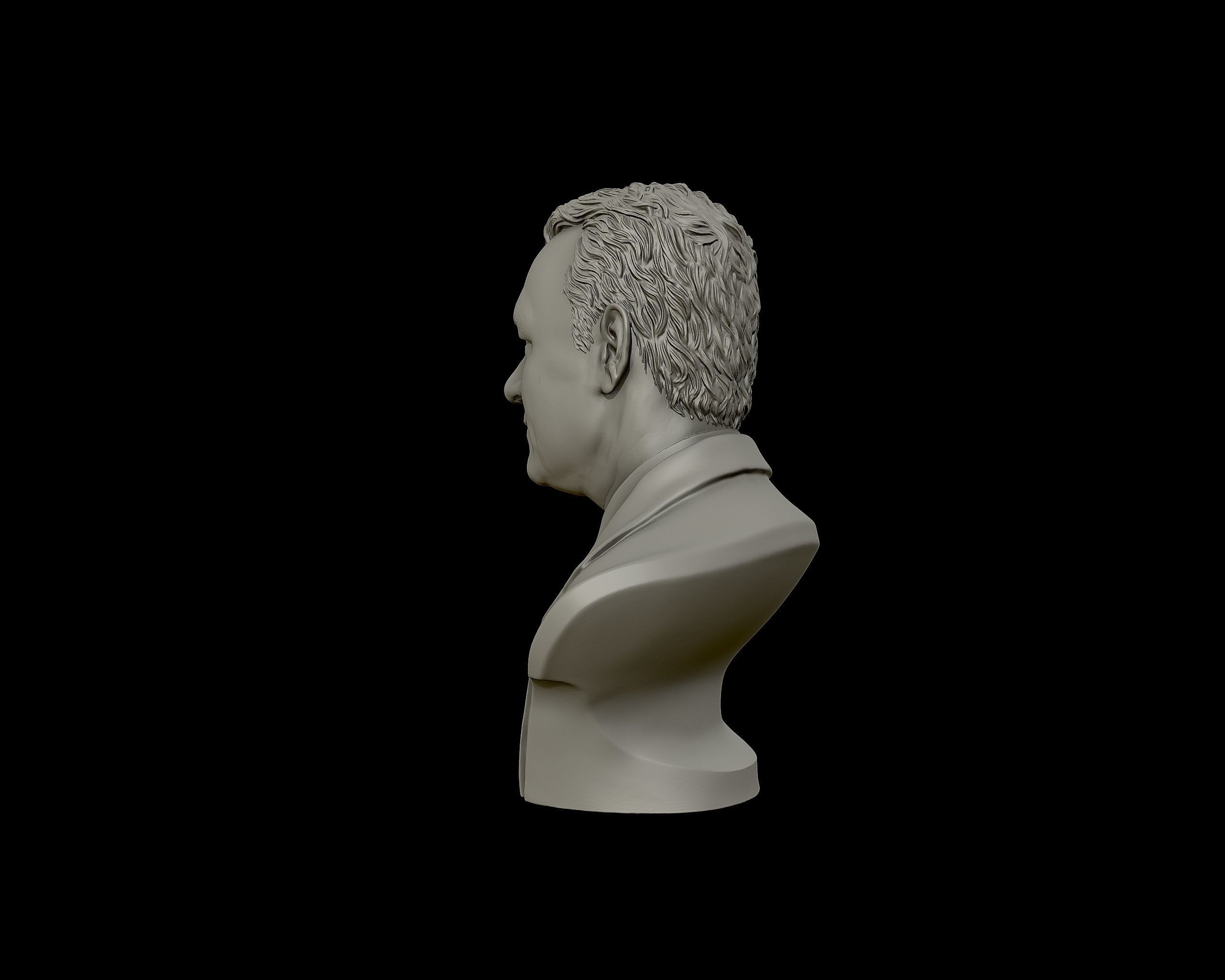 Tom Hanks bust sculpture 3D print model_28