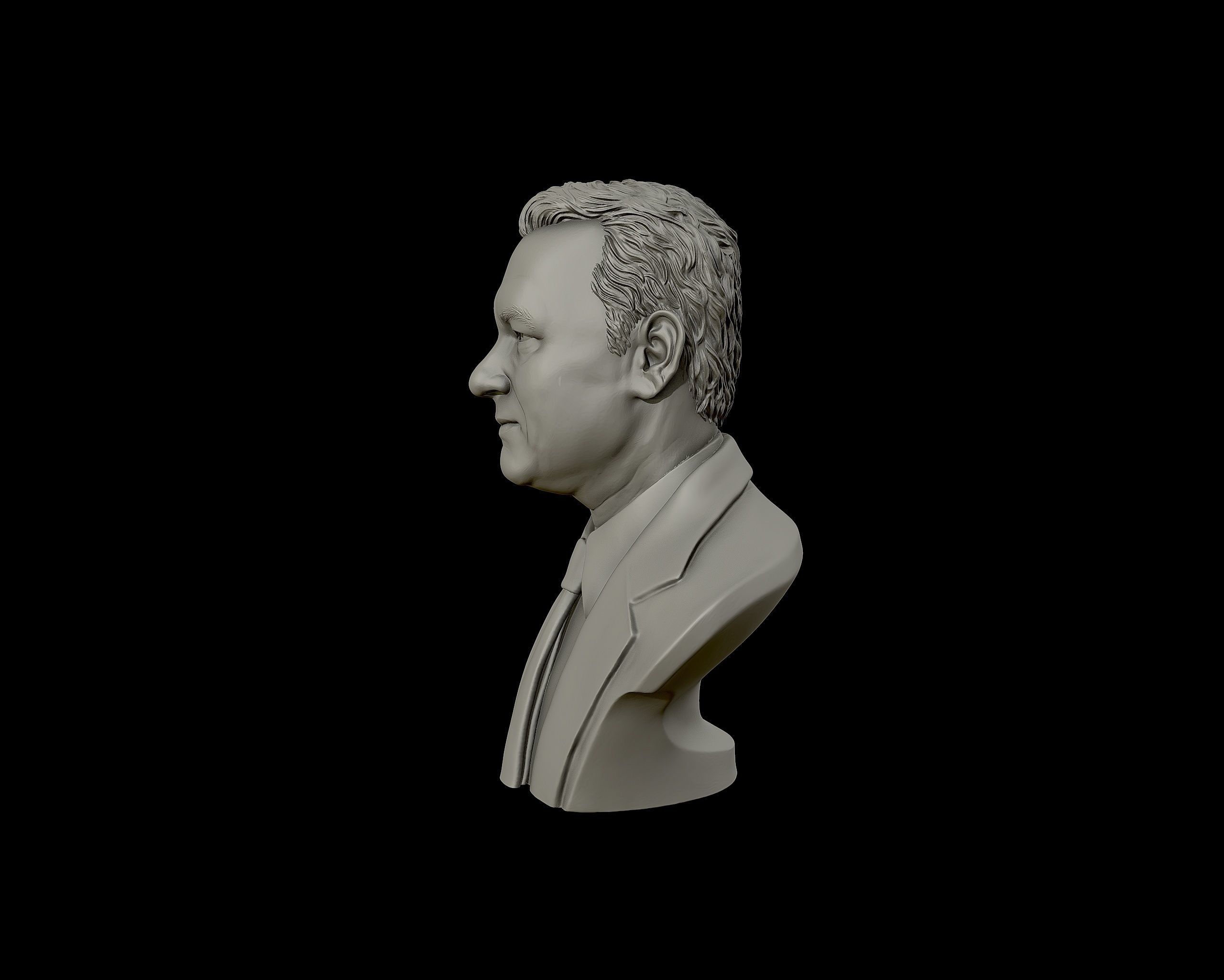 Tom Hanks bust sculpture 3D print model_27