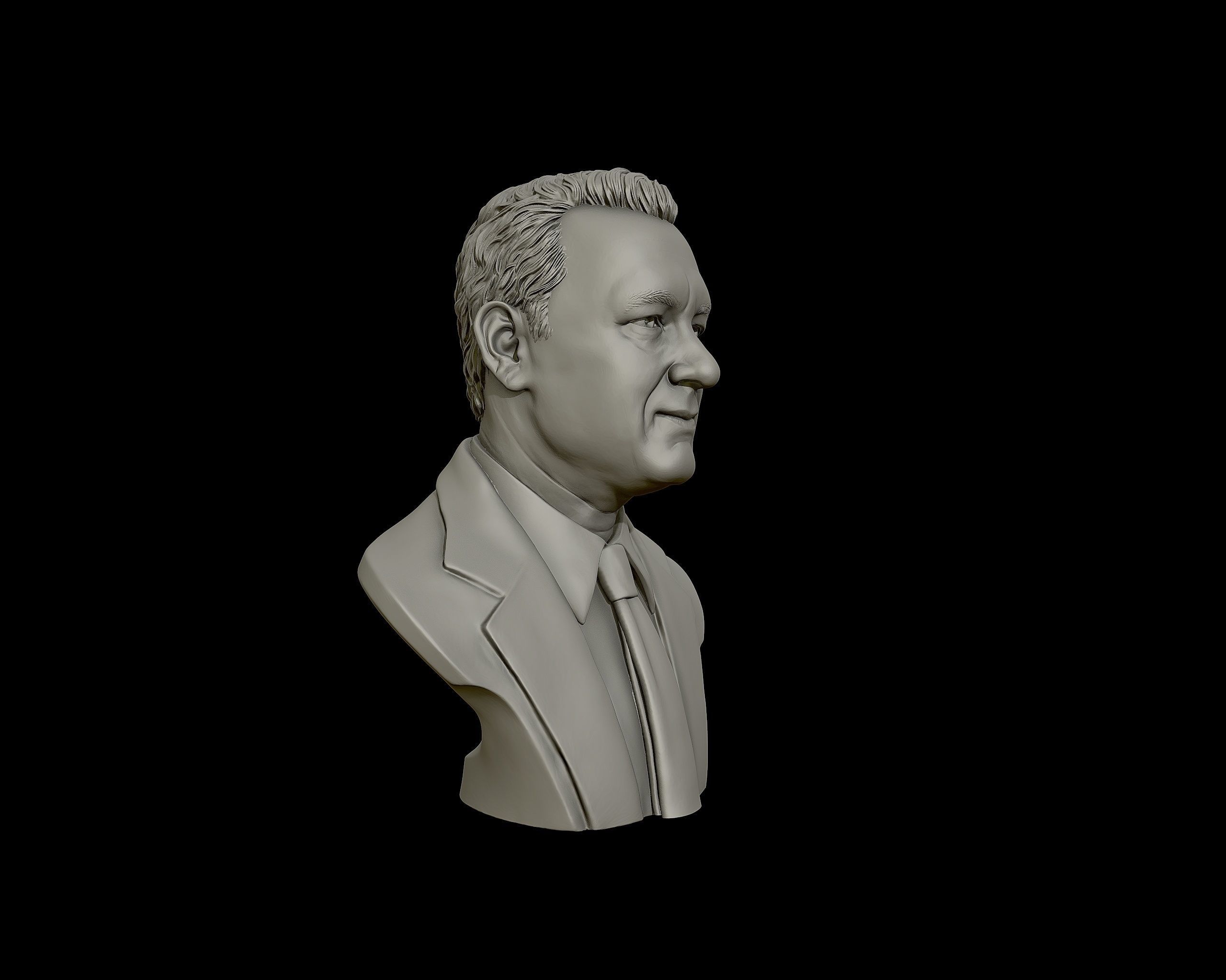 Tom Hanks bust sculpture 3D print model_29