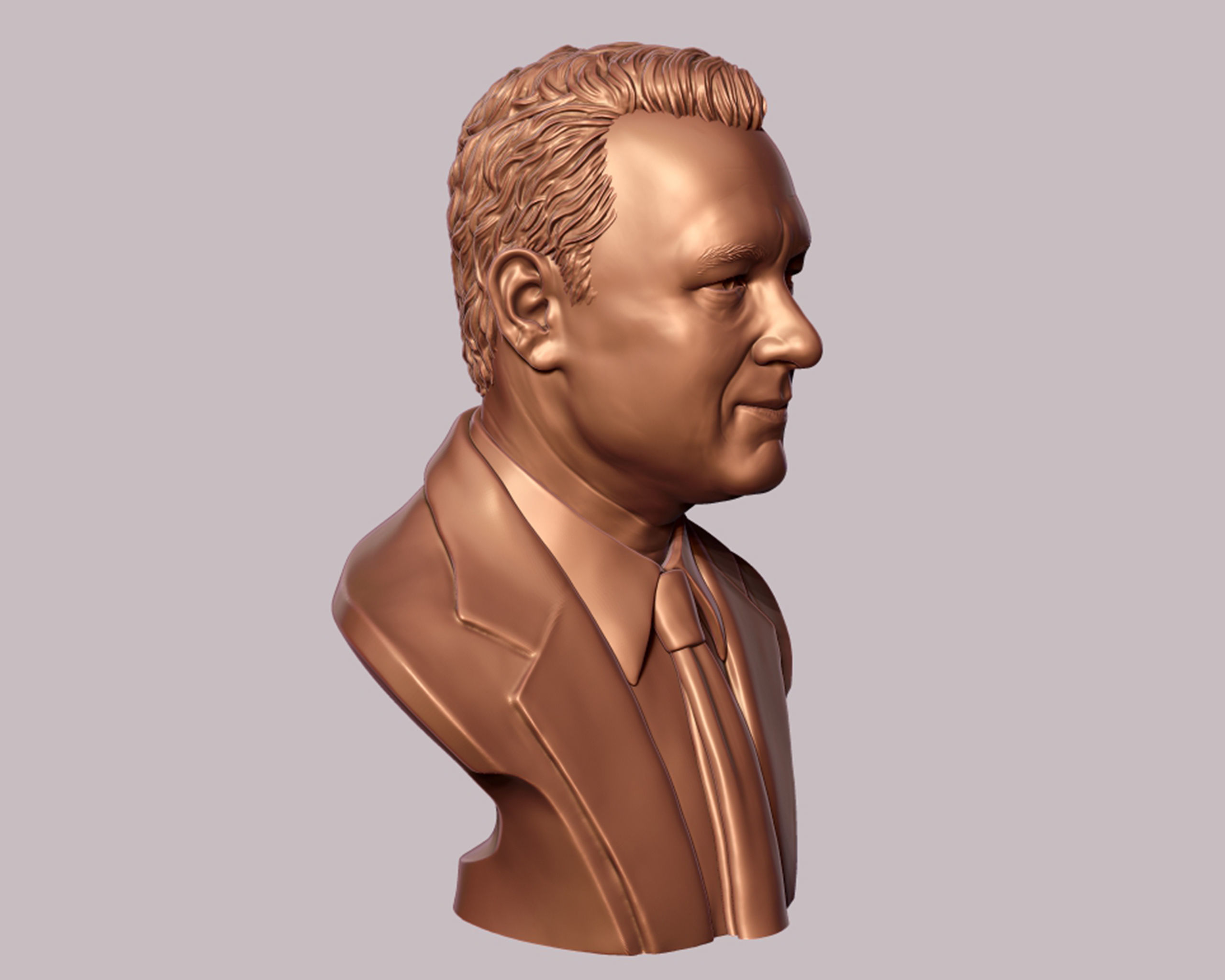 Tom Hanks bust sculpture 3D print model_18