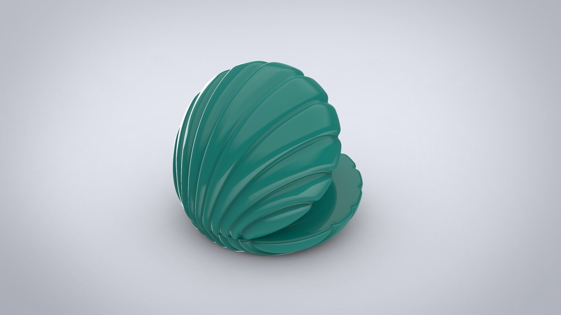 Shell candle for 3d print and silicone mold 3D print model_3