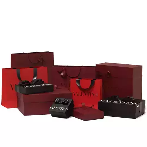 Valentino Luxury Packaging Boxes and Paper Bags