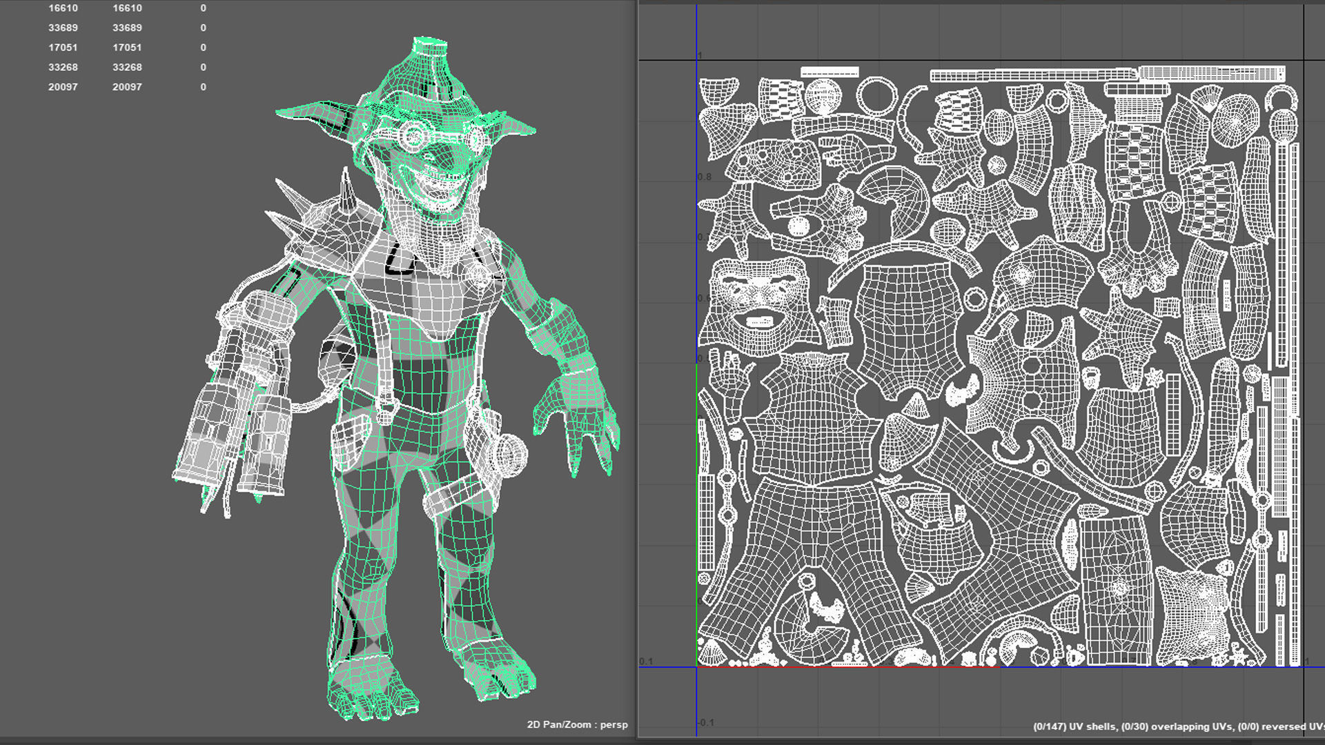 Goblin Pyromaniac Low-poly 3D model_5