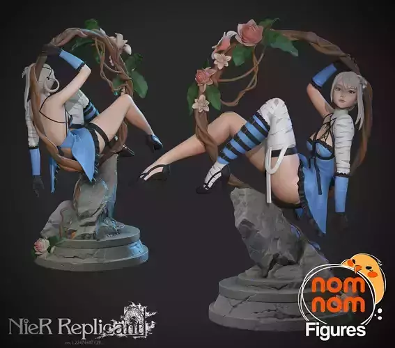 Kaine from Nier Replicant Version 1 and 2 3D print model