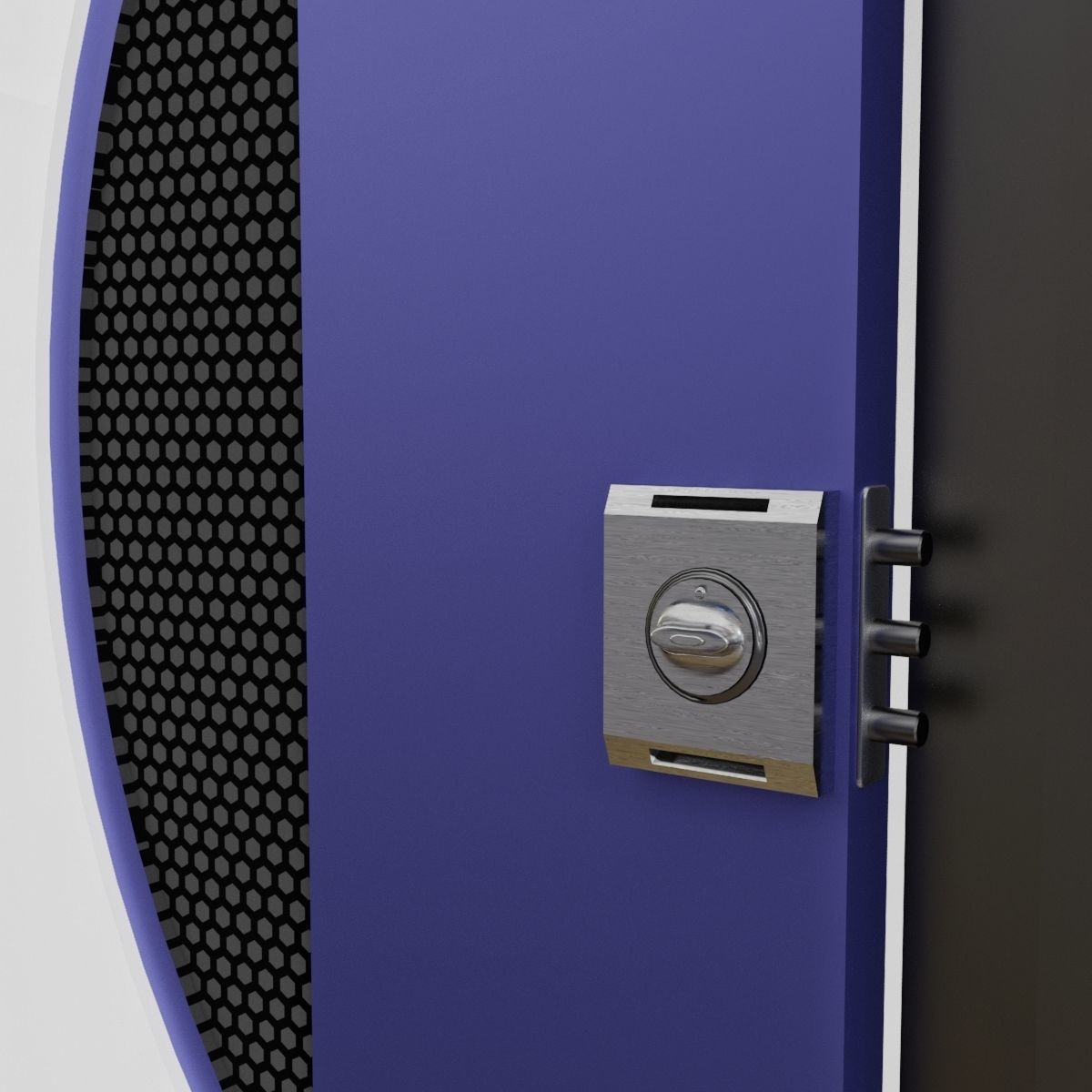 Modern Entrance Door 3D model_11