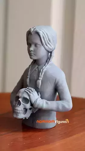 Wednesday Addams 3D print model