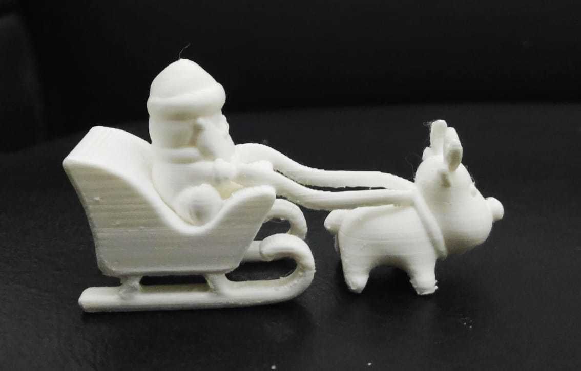 Santa Claus Sleigh 3D print model_5