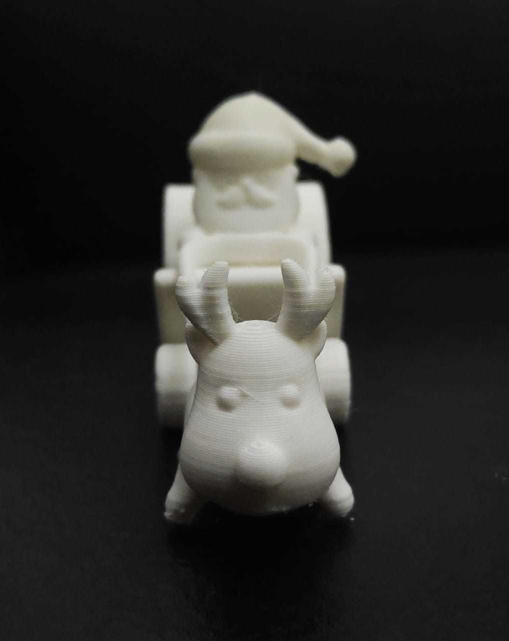 Santa Claus Sleigh 3D print model_4