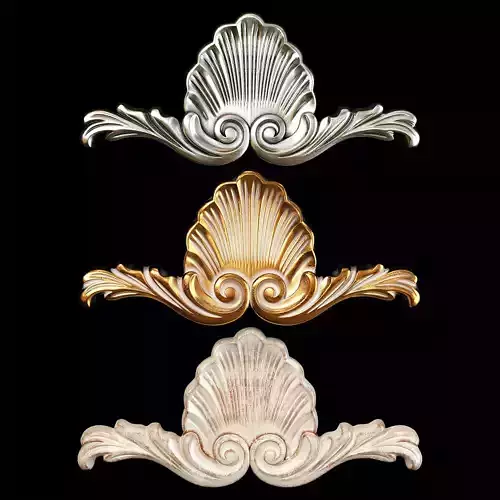 Classic carved 081 3D model