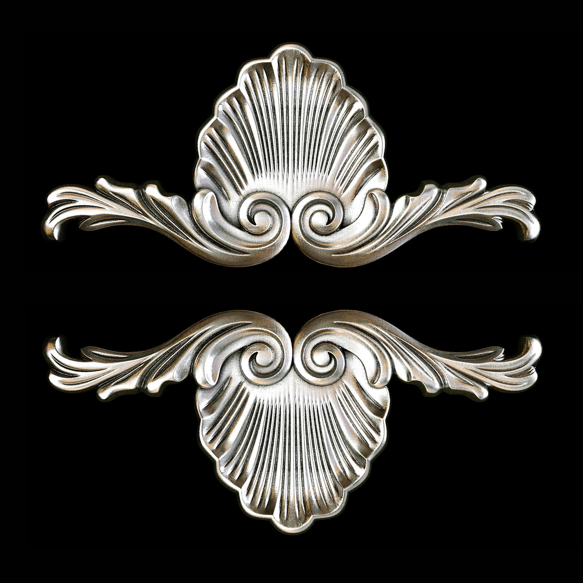 Classic carved 081 3D model_1