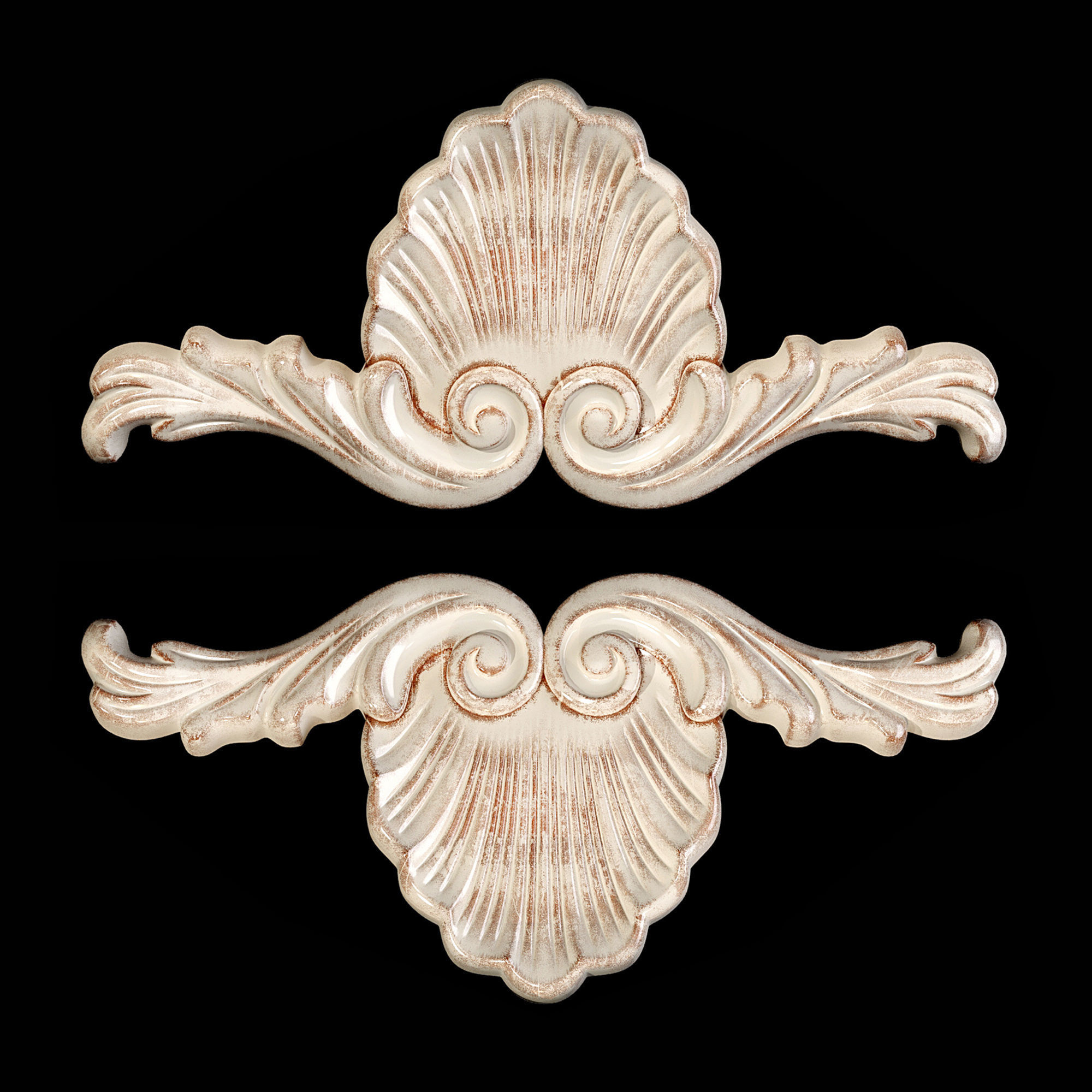 Classic carved 081 3D model_3